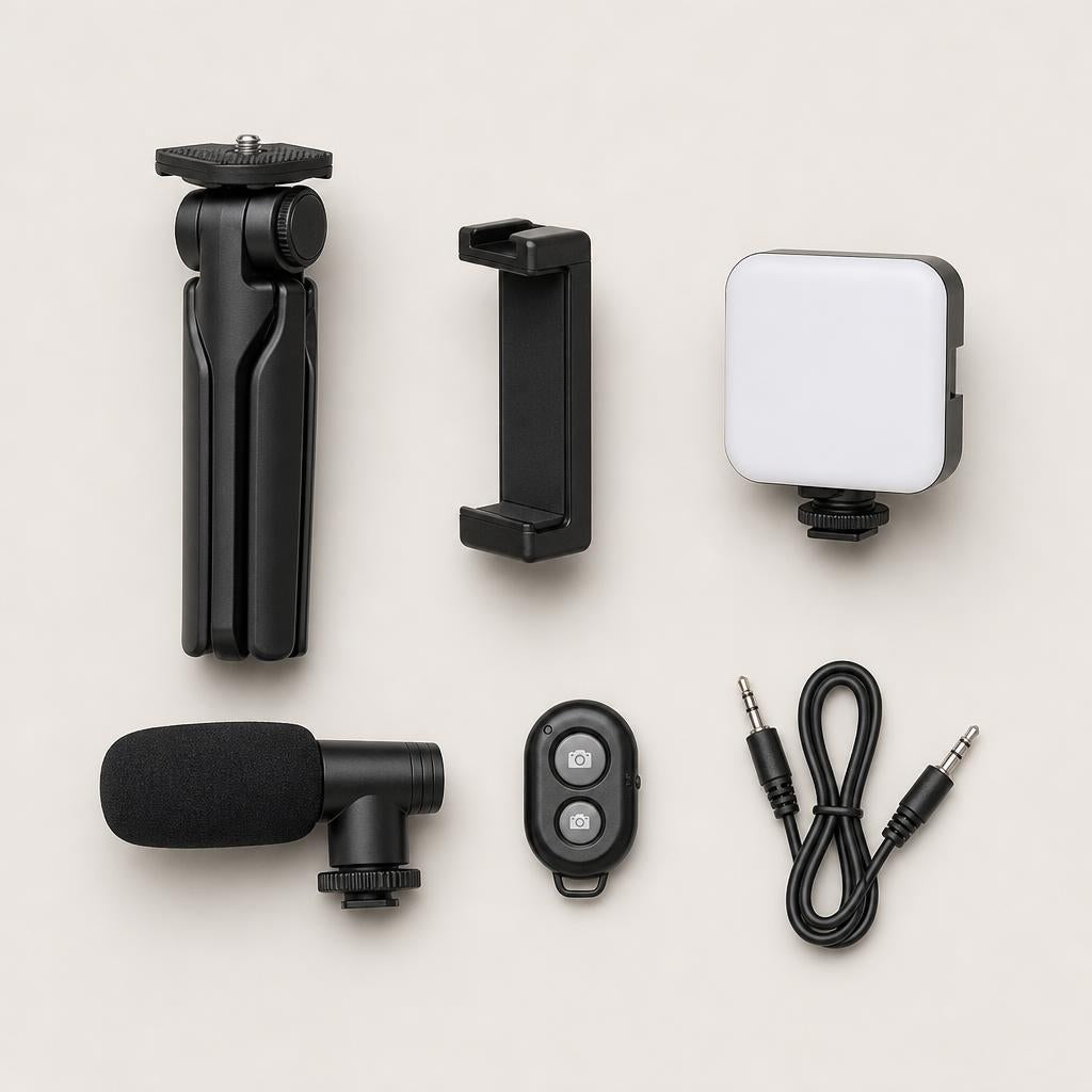 Todo lo que incluye el kit de vlog